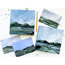 Load image into Gallery viewer, Blue Stripe Marsh, Painting on Canvas