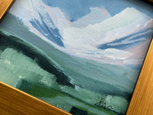 Load image into Gallery viewer, Monument, Mountain Landscape, Original Painting on Board