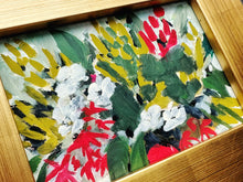 Load image into Gallery viewer, Green Bouquet, Painting on Board