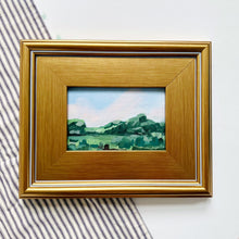 Load image into Gallery viewer, Pink and Blue Sky Landscape, Original Painting on Canvas