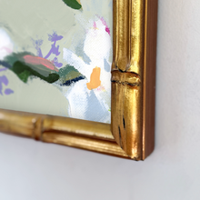 Load image into Gallery viewer, Antiquity, Modern Botanical Print with Gold Bamboo Frame