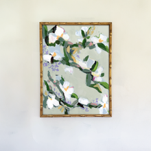 Load image into Gallery viewer, Antiquity, Modern Botanical Print with Gold Bamboo Frame