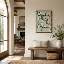 Load image into Gallery viewer, Antiquity, Modern Botanical Print with Gold Bamboo Frame