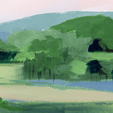Load image into Gallery viewer, Stockbridge at Sunset, Original Painting on Canvas Board