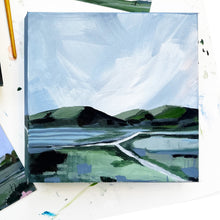 Load image into Gallery viewer, Blue Stripe Marsh II, Painting on Canvas