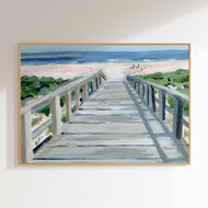 Beach Boardwalk, Fine Art Print