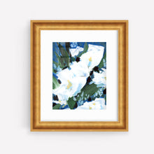 Load image into Gallery viewer, Boho Blue Floral, Fine Art Print