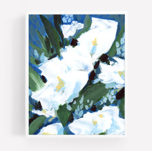 Load image into Gallery viewer, Boho Blue Floral, Fine Art Print