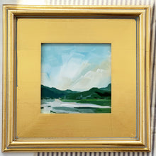 Load image into Gallery viewer, Bright Sky Valley, Landscape, Original Painting on Canvas Board