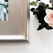 Load image into Gallery viewer, Charleston Floral with Pink ang Green Stripes, Original Painting
