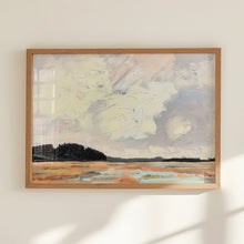 Load image into Gallery viewer, Framed coastal landscape painting on a wall