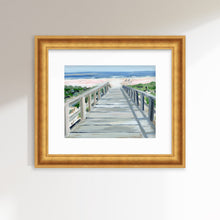 Load image into Gallery viewer, Beach Boardwalk, Fine Art Print