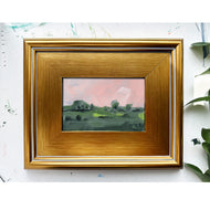 Evening Sky Landscape, Original Painting
