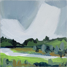 Load image into Gallery viewer, Hudson River, mini-painting on board