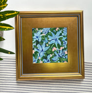 Hydrangea Square, Original Painting on Board