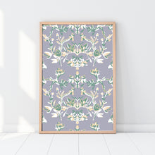 Load image into Gallery viewer, Lavender Garden, Abstract Botanical