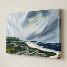 Load image into Gallery viewer, Looking North, Coastal View Painting on Canvas