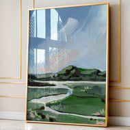 Marsh en Vert, Fine Art Print