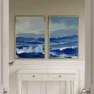 Ocean Valley Diptych, Set of 2 Prints