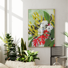Load image into Gallery viewer, Olive and Green Floral Burst