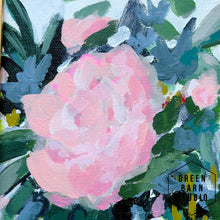 Load image into Gallery viewer, Pink Love and Eucalyptus, Original Painting on Panel