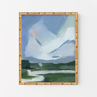 Connecticut River Valley, Custom Framed in Mandalay