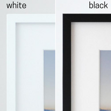 Load image into Gallery viewer, White and black frame corners