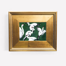 Load image into Gallery viewer, Sandhill Crane Grouping on Jade Green