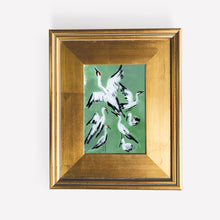 Load image into Gallery viewer, Crane Study on Light Green