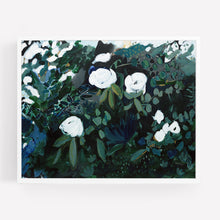 Load image into Gallery viewer, Black Floral Print, Fine Art Print